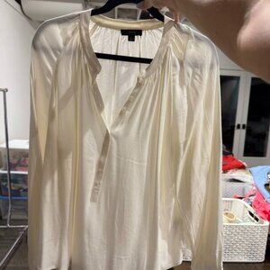 JCrew White Blouse
